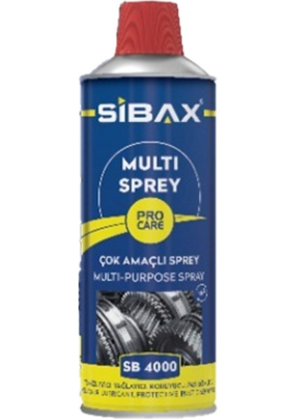 SB4000 Multi Sprey 400 ml – Pas Sökücü, Yağlayıcı, Koruyucu