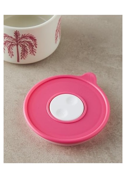 Home Carnival Tree New Bone China Saklama Kabı Pembe