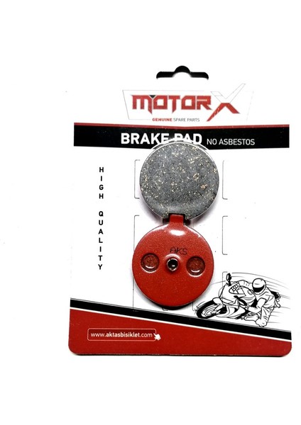 Motosiklet Scooter Disk Balata Ön Kuba Black Cat Kırmızı