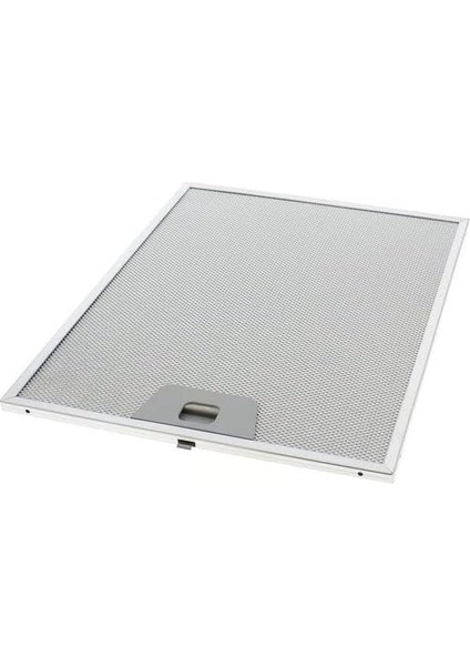 Filtre 25,3 x 30 Davlumbaz Filtre Seti - 2 Adet Tek Tırnak (Alüminyum) | Alt Kenar Çift Tırnak
