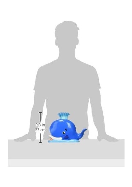 10934 Silly Spout Whale Popper Wals Olarak Kaydetmeye Başlar, Çok Renkli