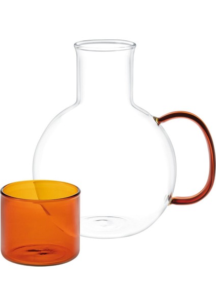 Vannes Borosilikat Cam Sürahi - 1400ML - Kulplu