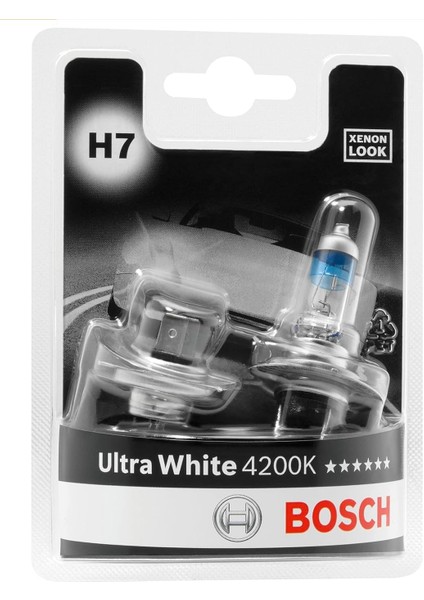 H7 Ultrawhite Xenon Görünümlü Gün Işığı Renginde Far Ampulü