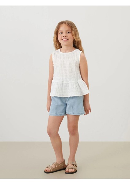 Lcw Kids Arkası Düğmeli Kız Çocuk Bluz (S5) fiyatları