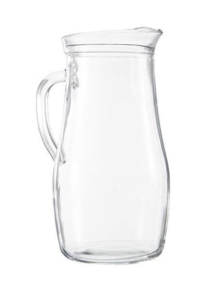 Misket Tekli Sürahi, 1.8 L Hacim, Cam, Beyaz