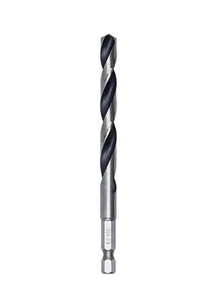 Professional Altıgen Şaftlı - Pointteq - Hss Metal Matkap Ucu 8, 0 * 117MM, Gri
