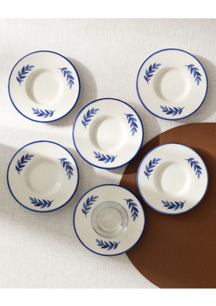 Luxe Feuille 6'lı Çay Tabağı Seti fiyatları