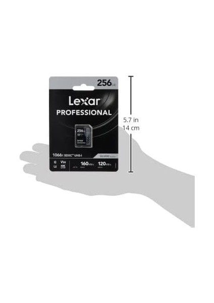256GB Professional 1066X Sdxc Uhs-I Cards, Up To 160MB/S Read 120MB/S Write C10 V30 U3