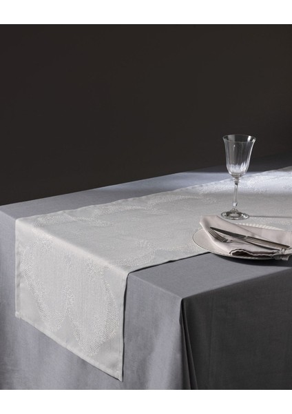 Lignite Masa Örtüsü - Gri - 160X300 cm fiyatları