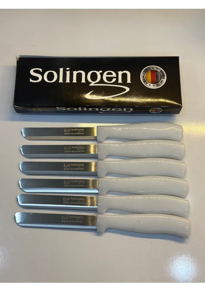 Solingen 6’lı Simli Beyaz Micro Et Sebze Doğrama Bıçağı Seti fiyatları