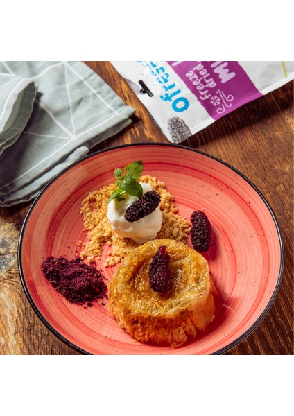 Karadut Kuru Meyve Cipsi 20 gr – İlave Şekersiz & Katkısız - Dondurularak Kurutulmuş Sağlıklı Atıştırmalık – Freeze Dried Karadut