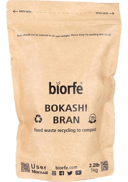 Bokashi Kepeği 1 Kg, Iç ve Dış Mekan Kompost Kovaları Için Hızlı ve Kolay Kompost Başlatıcı