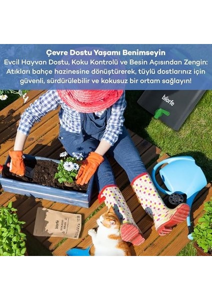 Bokashi Kepeği 1 Kg, Iç ve Dış Mekan Kompost Kovaları Için Hızlı ve Kolay Kompost Başlatıcı