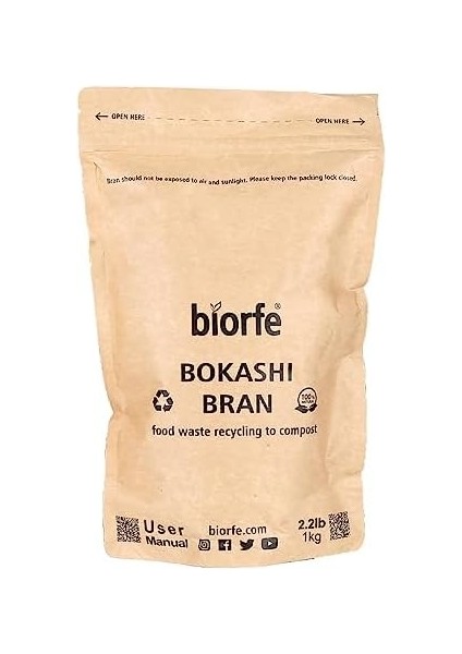 Bokashi Kepeği 1 Kg, Iç ve Dış Mekan Kompost Kovaları Için Hızlı ve Kolay Kompost Başlatıcı