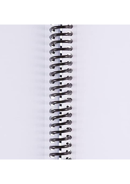 Renkli Spiralli Defter, A4, 100 Yaprak, 70G Kağıt, Düz Sayfa, Dayanıklı Kapak, Kolay Açılan Spiral Cilt, Asorti Renkler, Kullanışlı ve Şık Tasarım