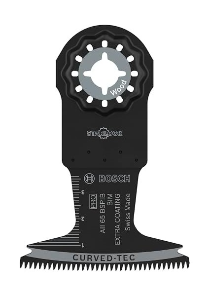 1x Pro Aıı 65 Bspıb Daldırmalı Kesim Testere Bıçağı (Sert Ahşap, Plastik Kaplı Levhalar, Genişlik 65 Mm, Professional Aksesuar Çok Fonksiyonlu Makine)