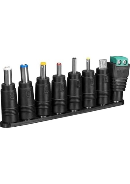 SL-128C 3 Volt - 12 Volt 1 Amper Ayarlı 8 Uçlu Swıtch Mode Plastik Kasa Adaptör
