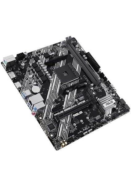 Prıme B550M-K Argb Amd B550 Am4 Ddr4 4866 Dp HDMI Çift M2 Usb3.2 Aura Rgb Matx Asus 5x Protectıon Iıı Anakart