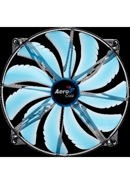 Silent Master 200 mm Mavi LED Fan