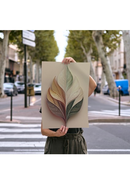 Çerçevesiz Poster Yaprak