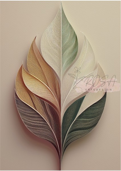 Çerçevesiz Poster Yaprak fırsatları