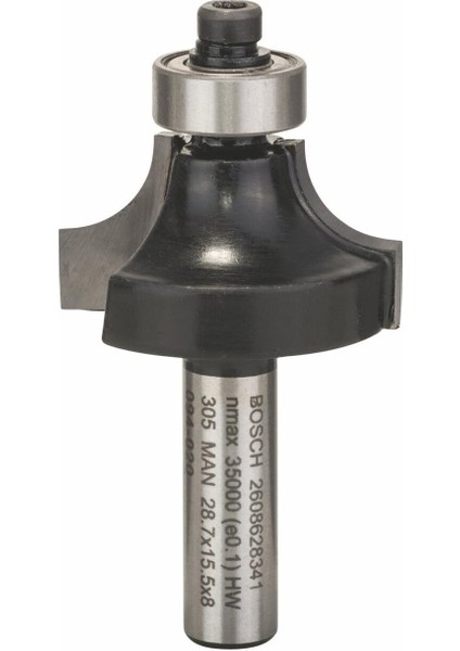 2608628341 Aksesuarı Abrundfraeser 8 Mm, R1 8 Mm, L 15,5 Mm, G 53 mm