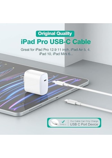 Trend Şarj Kablosu iPhone 15/15 Plus/ 15 Pro/ 15 Pro Max Uyumlu Type-C To Type-C Şarj Kablosu Ayrıca Samsung Xiaomi Oppo ve Diğer Modellere Uyumlu
