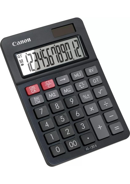 Masa Üstü Hesap Makinesi, AS-120 Iı Emea Hb Accs, 4549292108538, Tek Beden, Siyah