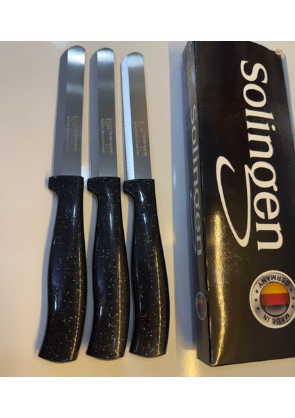 Solingen 3’lü Siyah Simli Micro Et Sebze Doğrama Bıçağı Seti fiyatları