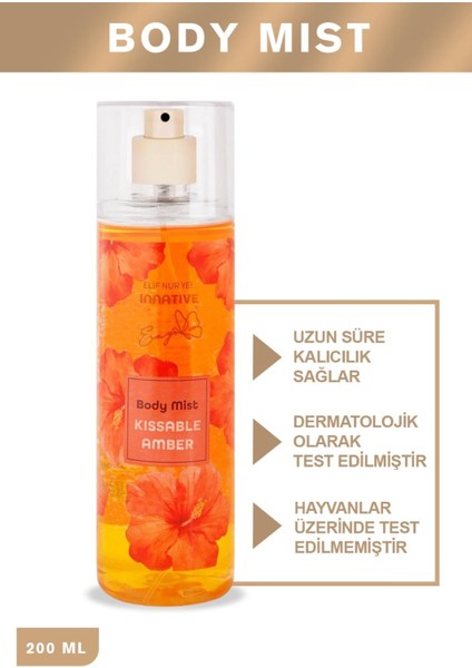 2x Elif Nur Yel Eny Body Mist Cupcake & Kissable Amber Vücut Spreyleri fiyatları