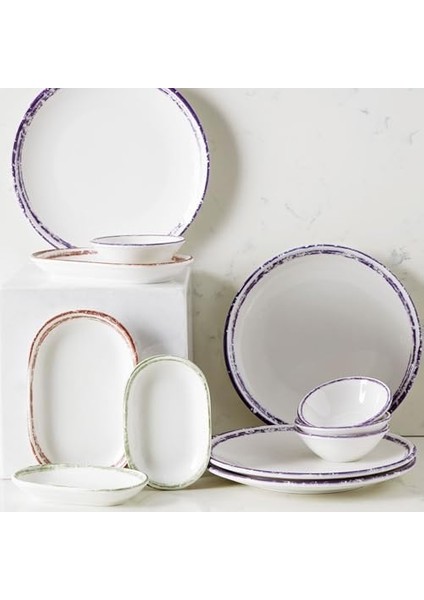 Concept Fine Dine Porselen Kahvaltı Takımı Colors