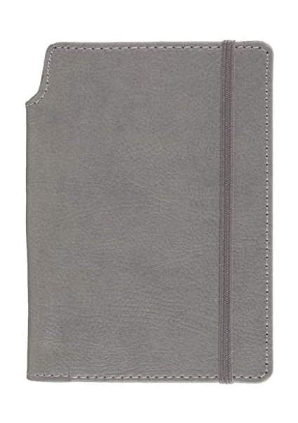 VNT-1500-GRI Termo Suni Deri Not Defteri, Gri