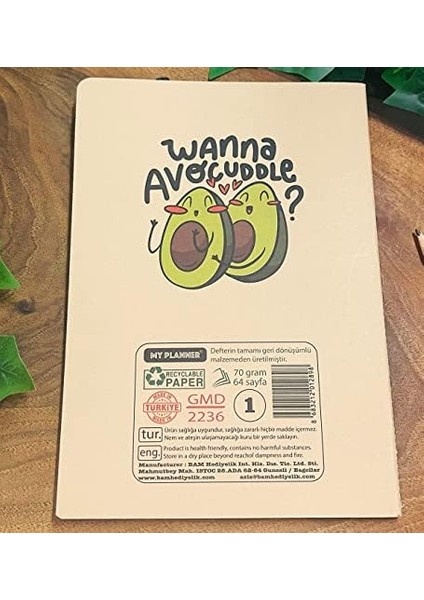 Tasarımlı Geri Dönüşümlü Kraft Defter