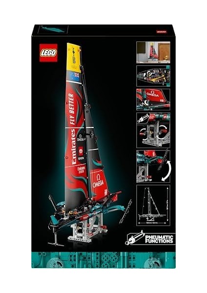Technic Emirates Team New Zealand AC75 Yat 42174 - Yetişkinler Için Yelkenli Tekne Modeli Yapım Seti (962 Parça) fiyatları