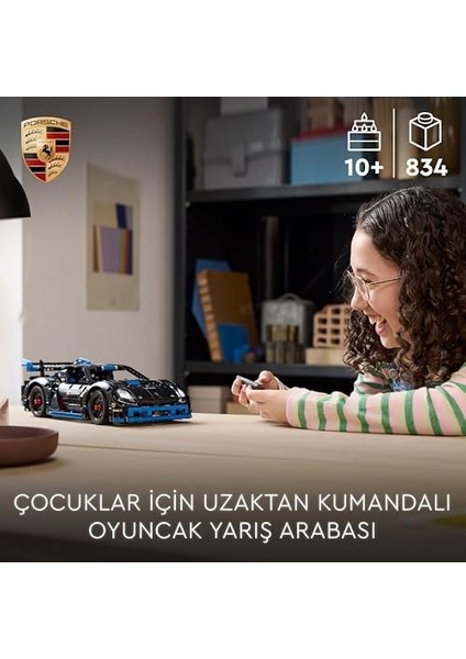 Technic Porsche Gt4 E-Performance Yarış Arabası 42176 - 10 Yaş ve Üzeri Çocuklar Için Oyuncak Uzaktan Kumandalı Araba Yapım Seti, Doğum Günü Hediyesi Fikri (834 Parça) fiyatları