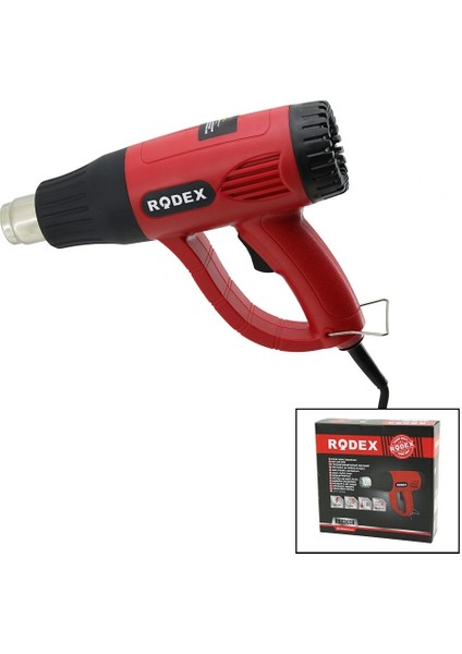 Sıcak Hava Makinesi - Tabancası 4pcs Başlık Aparat Kablolu 300-600°C 280/480LPM 2000W RDX-303A