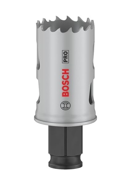 1 x Pro Multi Material Power Change Plus Delik Testeresi (Yumuşak Ahşap, Alçıpan Duvar Için, Çap 29 Mm, Profesyonel Aksesuar, Matkap/tornavida Için)