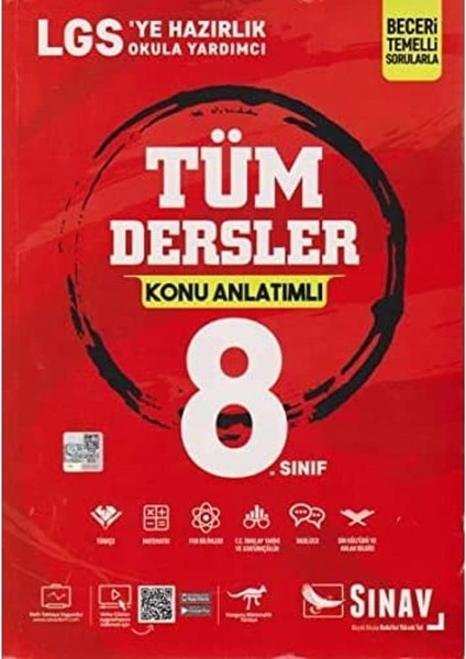 8. Sınıf Tüm Dersler Konu Anlatımlı-Yeni: Merkezi Sınavlara Hazırlık
