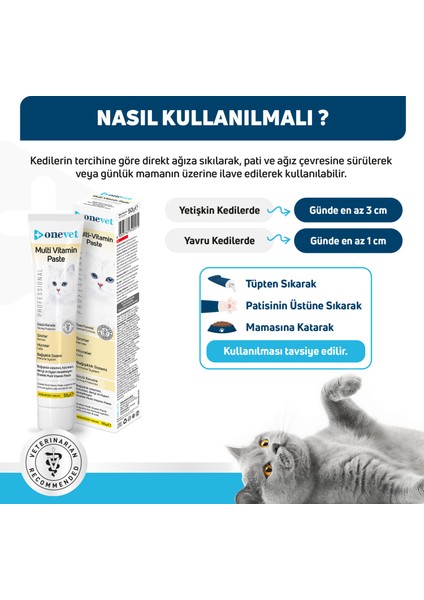 Multi Vitamin Paste Kedi Malt Macun 50 gr