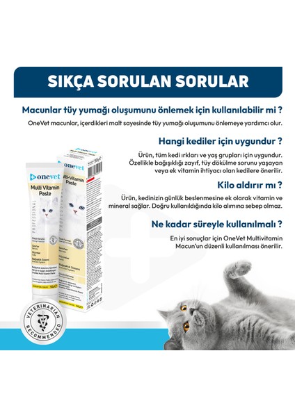 Multi Vitamin Paste Kedi Malt Macun 50 gr