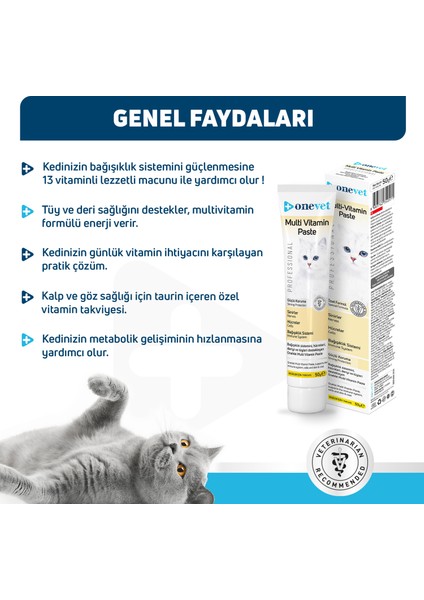 Multi Vitamin Paste Kedi Malt Macun 50 gr