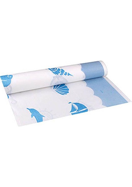 Roll-Up Rulo Kağıt Masa Örtüsü Marin Desenli 100 x 150CM 16 Yaprak