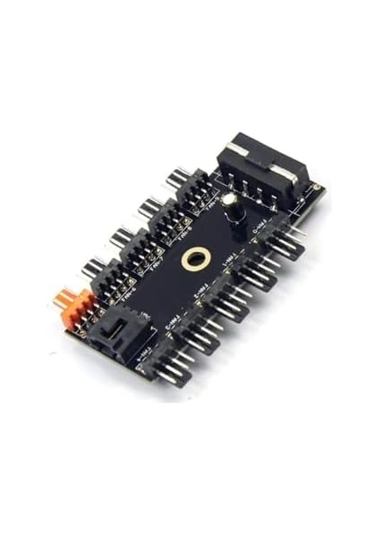 Fan Çoklayıcı Adaptör ve Kablosu 10 Port Fan Power Ide Switch Pwm Çoğaltıcı Hub 4337