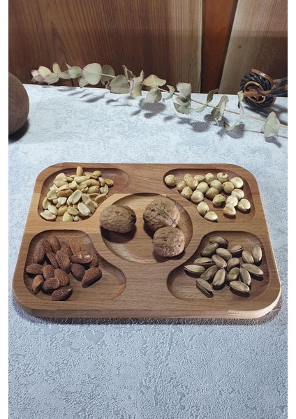 Ahşap Kay?n Çerezlik-Kahvaltılık ve Servis- Sunum Taba?? KZ10081