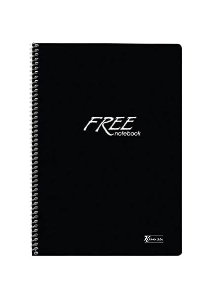 Color A4 Kareli 120 Yp. Pp Kapak Spiralli Free Okul Defteri