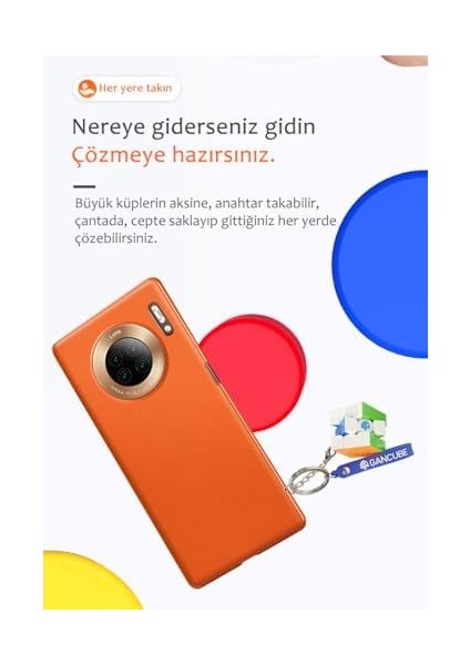 Gan 330 Anahtarlık Rubik Küp Zeka Küpü Paskalya Yumurta Sürümü 3x3 Türkiye Resmi Satıcısı modelleri