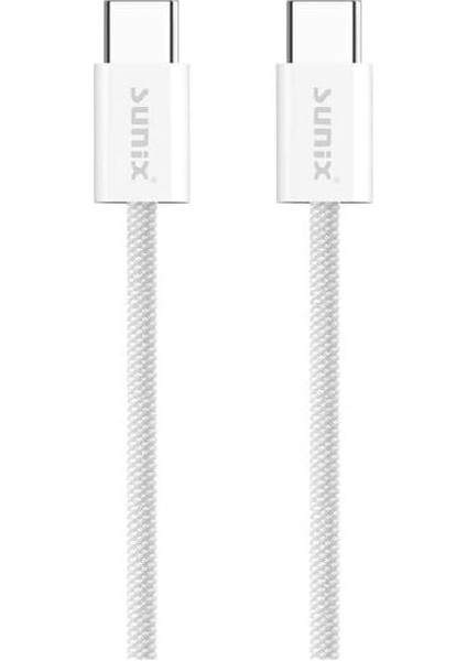 60W Hızlı Şarj Usb-C Örgülü Data ve Şarj Kablosu IP10