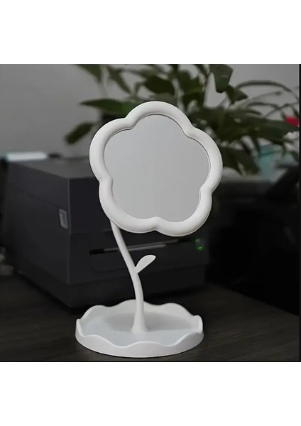 Beyaz Kutulu Yüksek Çözünürlüklü Cam Ayarlanabilir Ayna 1 Adet