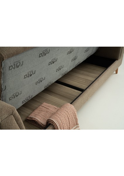 Gürün Ahşap Ayaklı Kahverengi 3 Lü Kanepe modelleri