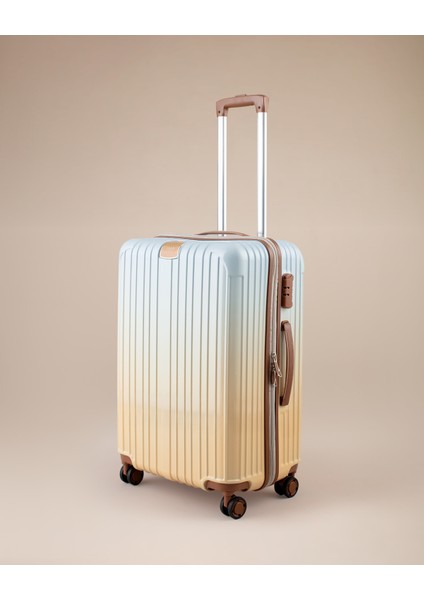 Chest Valiz/bavul - Bej - Orta Boy